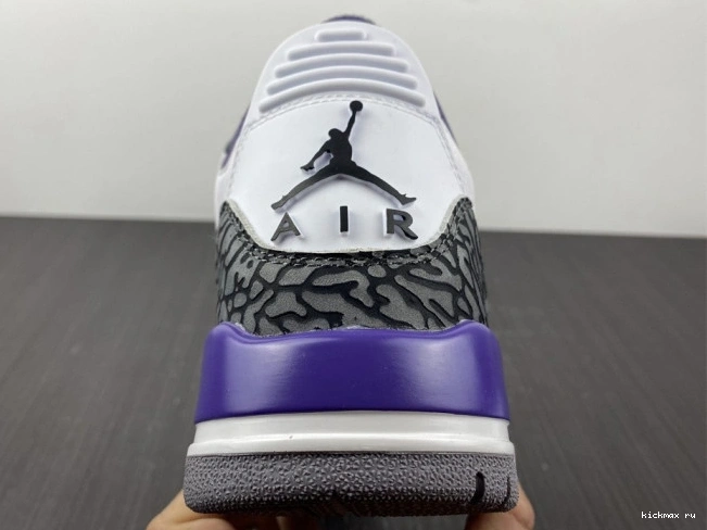 Rep MAX Jordan 'Dark Retro 3 CT8532-105 Iris' Air 0818